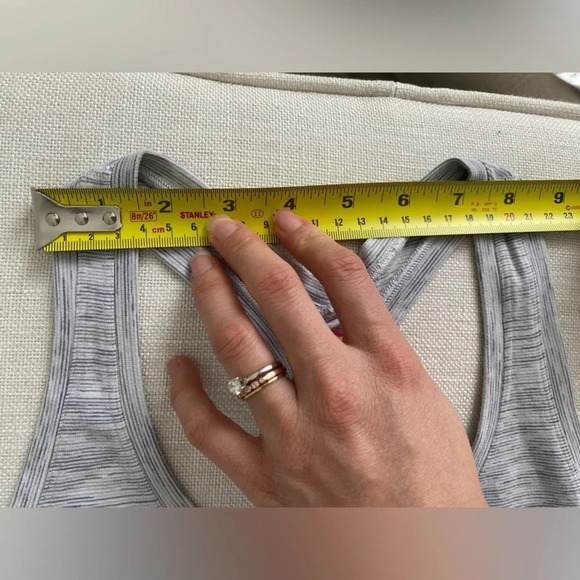 LULULEMON Cool Racerback II Wee Are From Space Nimbus Battleship Size 6-8 - Picture 10 of 15